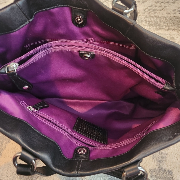 Black Coach Ashley Purse - Picture 3 of 5